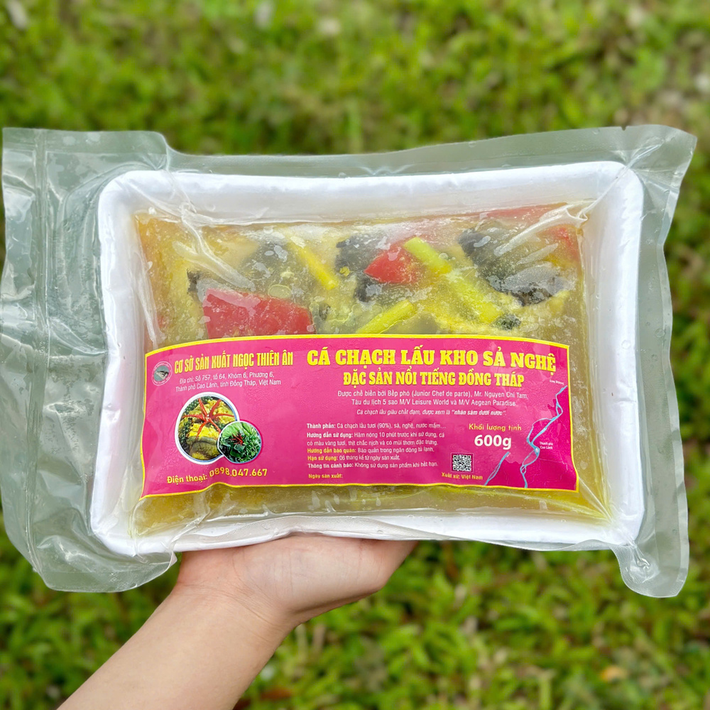 Cá Chạch Lấu Kho Sả Nghệ – Túi 600gr