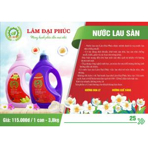 NƯỚC LAU SÀN SINH HỌC LÂM ĐẠI PHÚC 3.8 KG