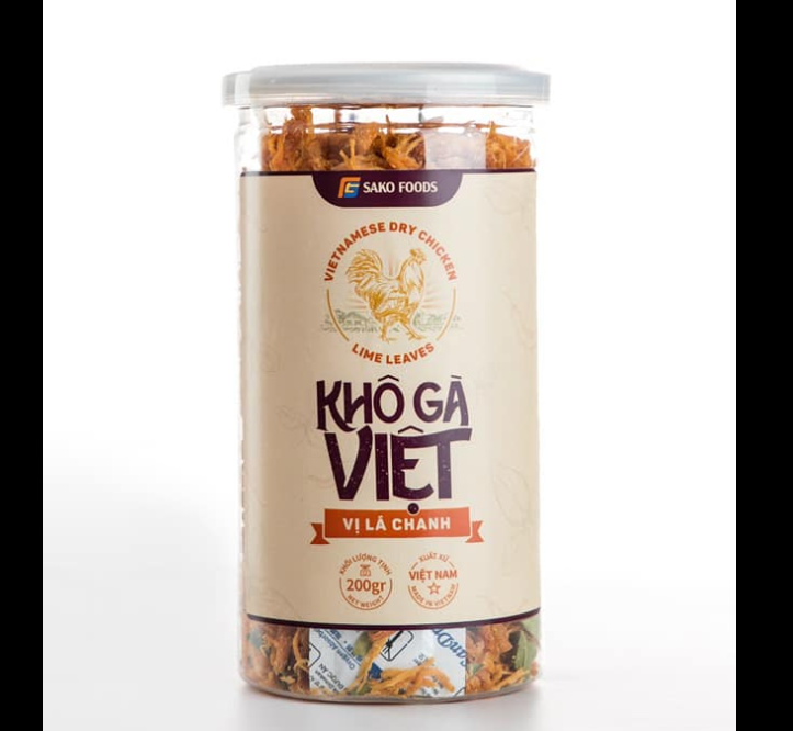 Túi Khô Gà 200gr