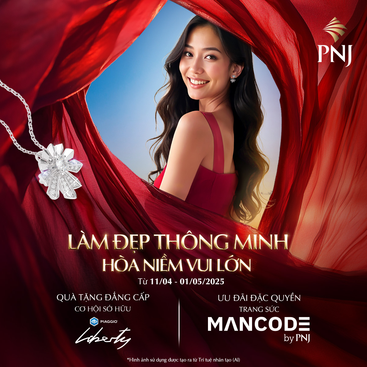 LÀM ĐẸP THÔNG MINH, HOÀ NIỀM VUI LỚN CÙNG PNJ