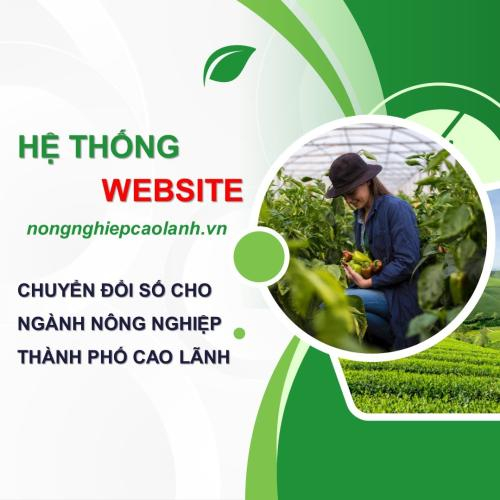 Trung Tâm DV Nông Nghiệp TP Cao Lãnh Ra Mắt Hệ Thống Chuyển Đổi Số Toàn Diện