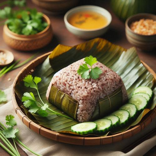 Bánh khúc gạo lứt bao nhiêu calo?