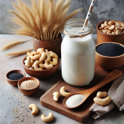 Có nên uống sữa hạt điều mè đen thay bữa sáng không?