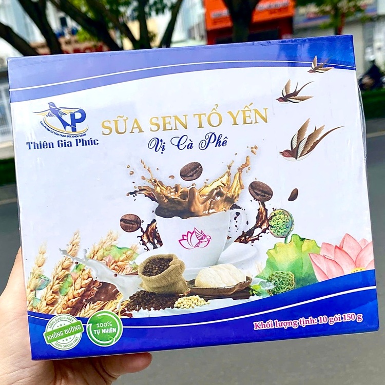 Tác dụng của sữa sen tổ yến vị cà phê