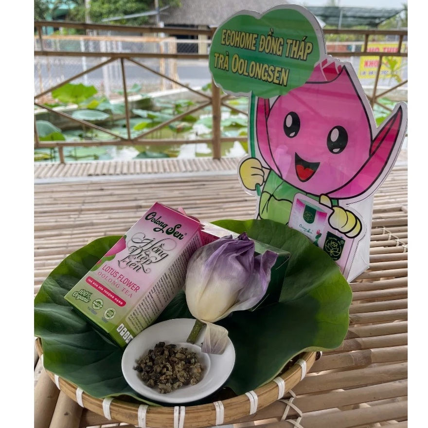 100% lá sen tươi