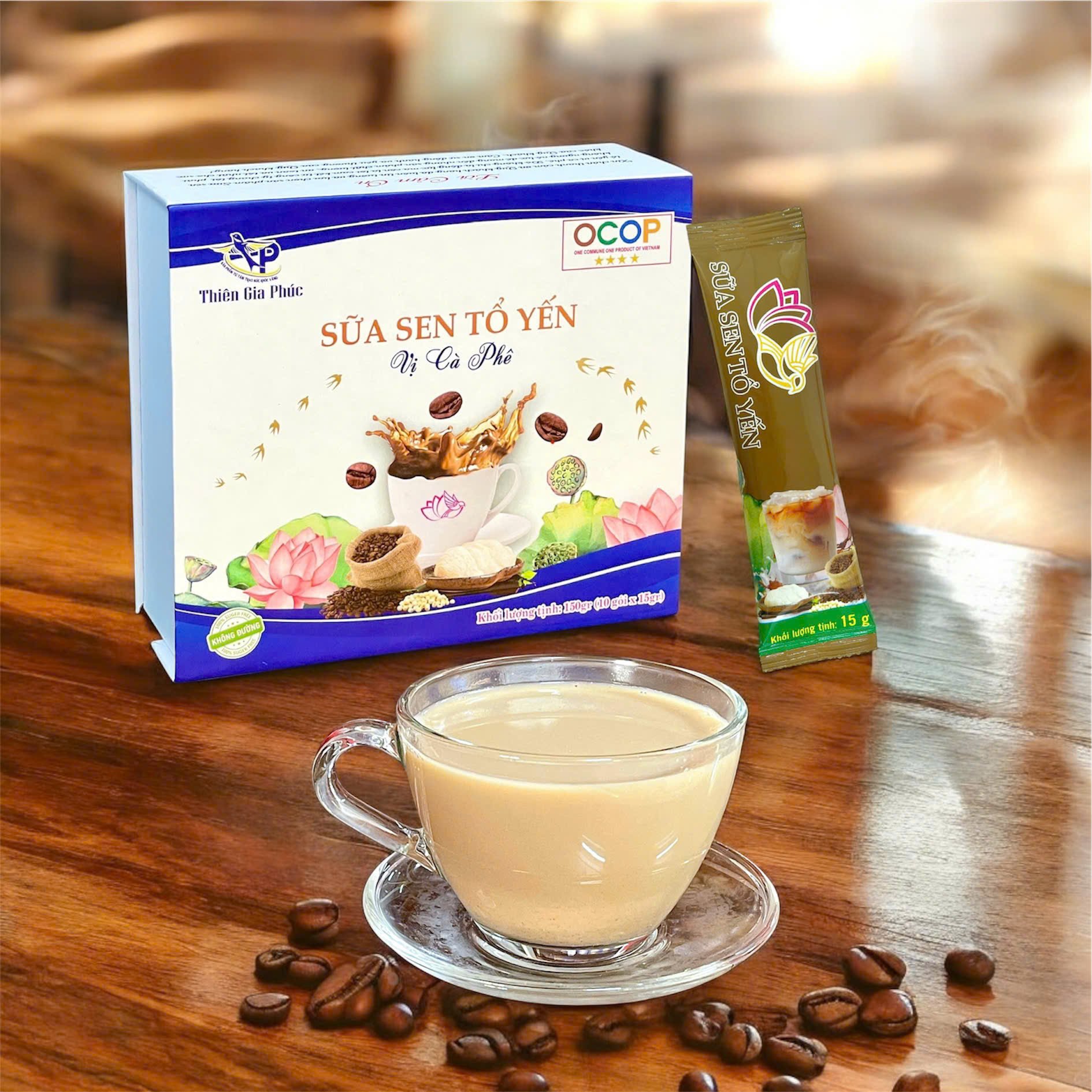 Sữa sen tổ yến vị cà phê bao nhiêu calo?