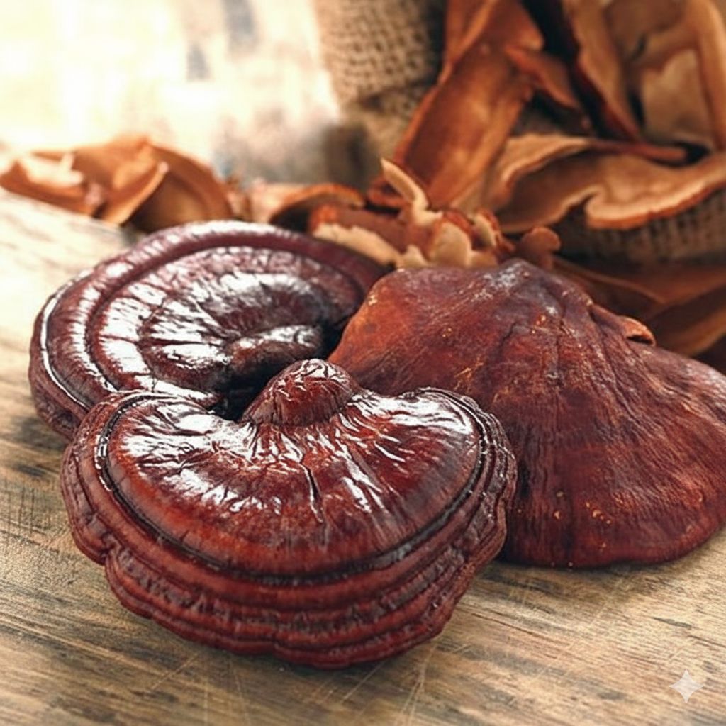 Mặt nạ nấm linh chi