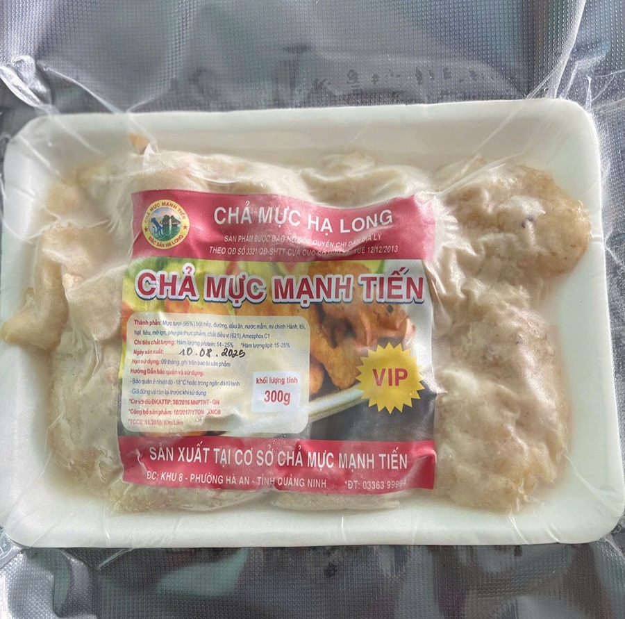 Cách bảo quản chả mực giã tay Hạ Long