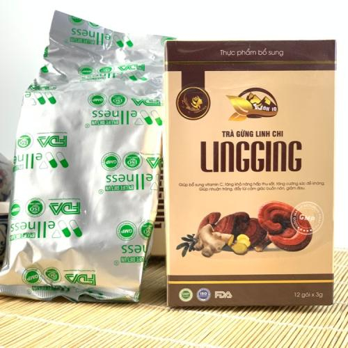 Cách Mua Trà Gừng Linh Chi Lingging Chất Lượng