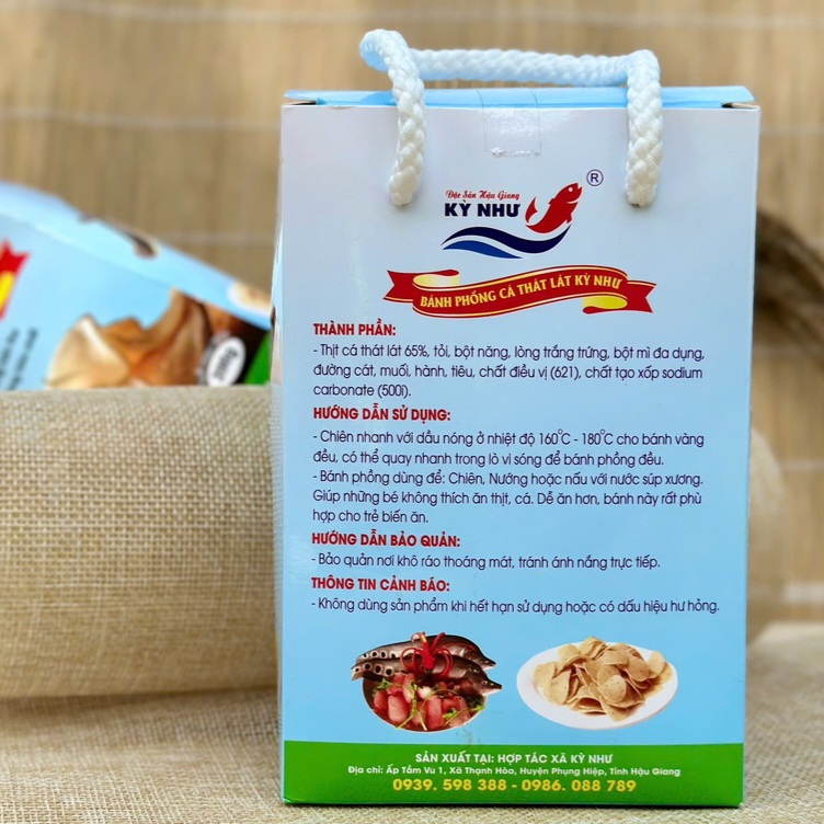 Bánh phồng cá thát lát chứa bao nhiêu calo?