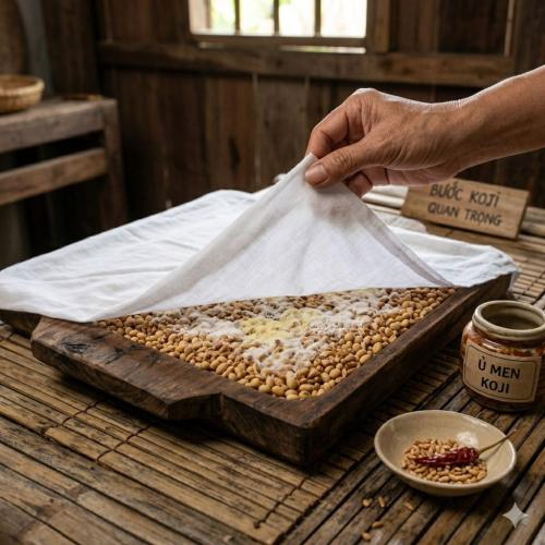 Bước 3: Làm nuôi mốc