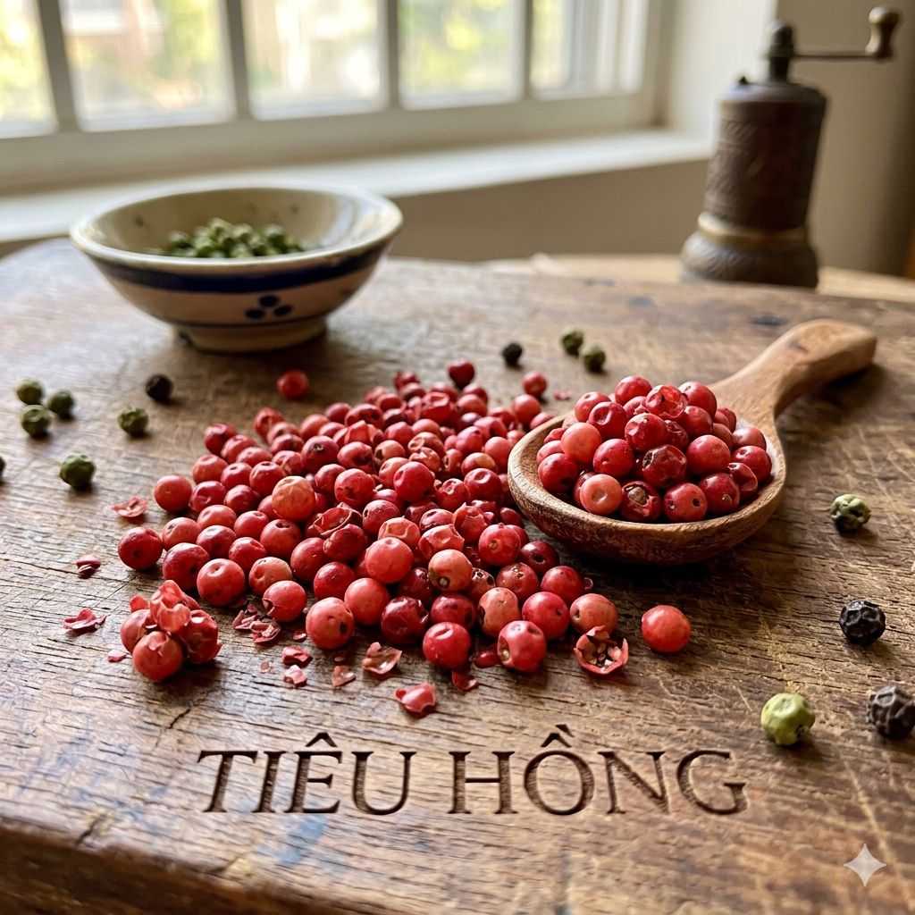 4. Tiêu hồng – Hiếm nhất