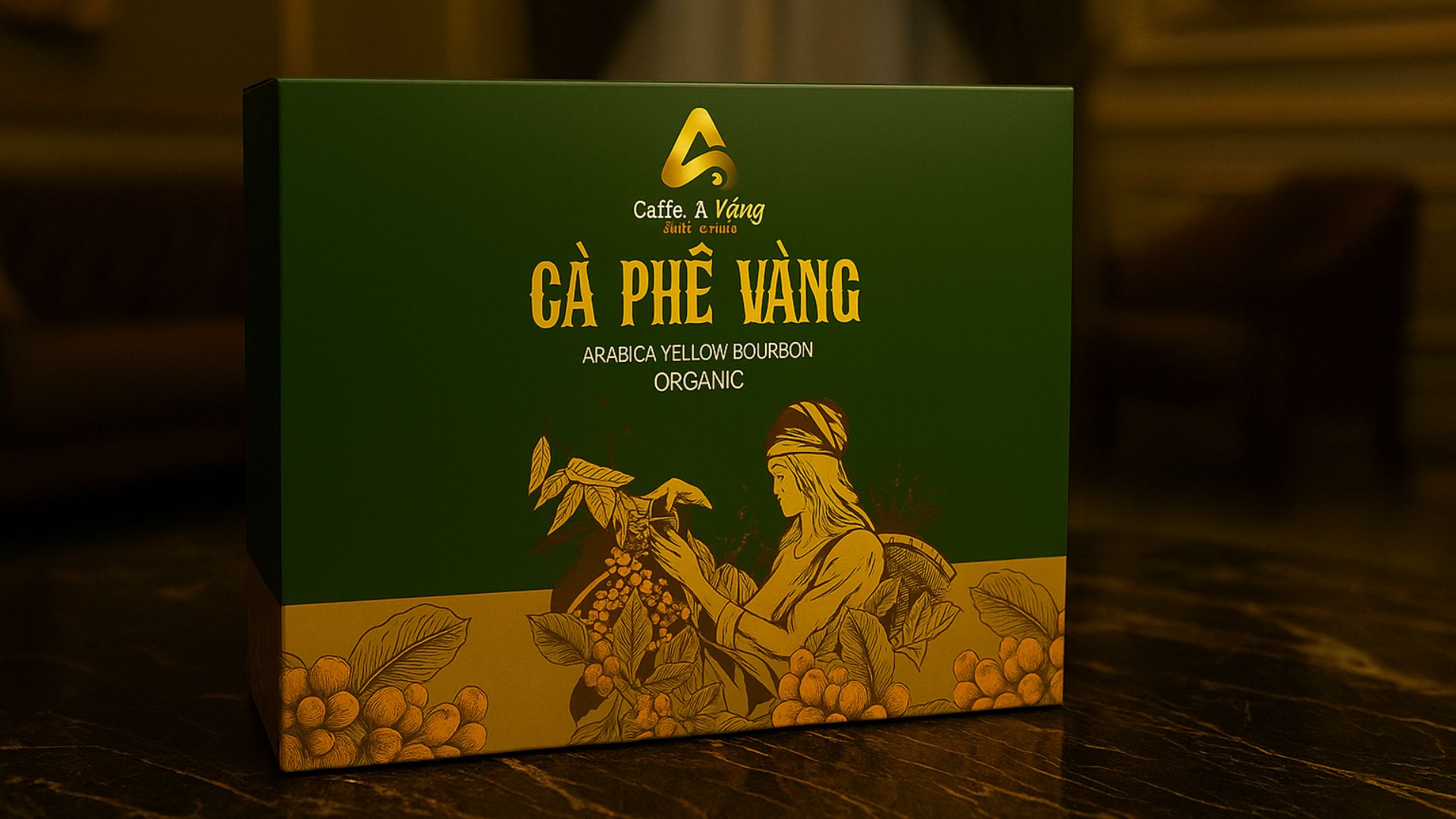 3. Hộp quà Cà Phê Vàng đặc sản 04 món – Sự lựa chọn hoàn hảo