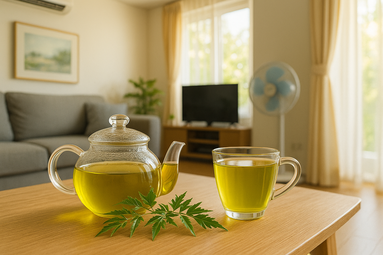 Uống trà lá đinh lăng – Giải pháp trị mụn từ bên trong