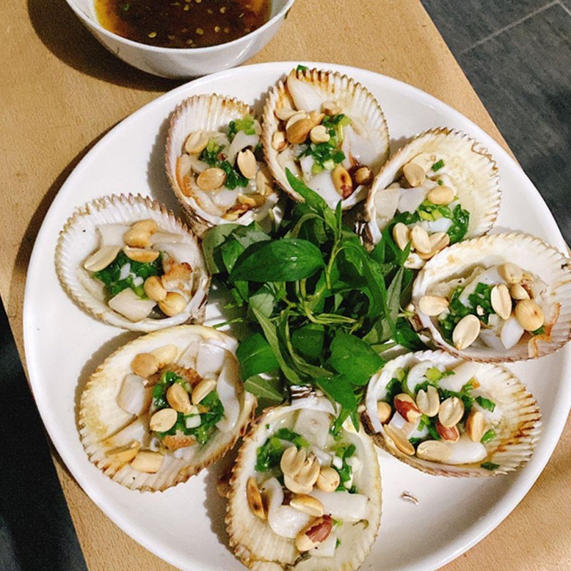 Sò Tô Nướng Mỡ Hành