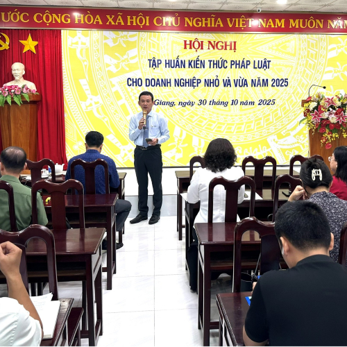 Hiền Nhân Group Tham Gia Tập Huấn Kiến Thức Pháp Luật Cho Doanh Nghiệp Vừa Và Nhỏ Năm 2025