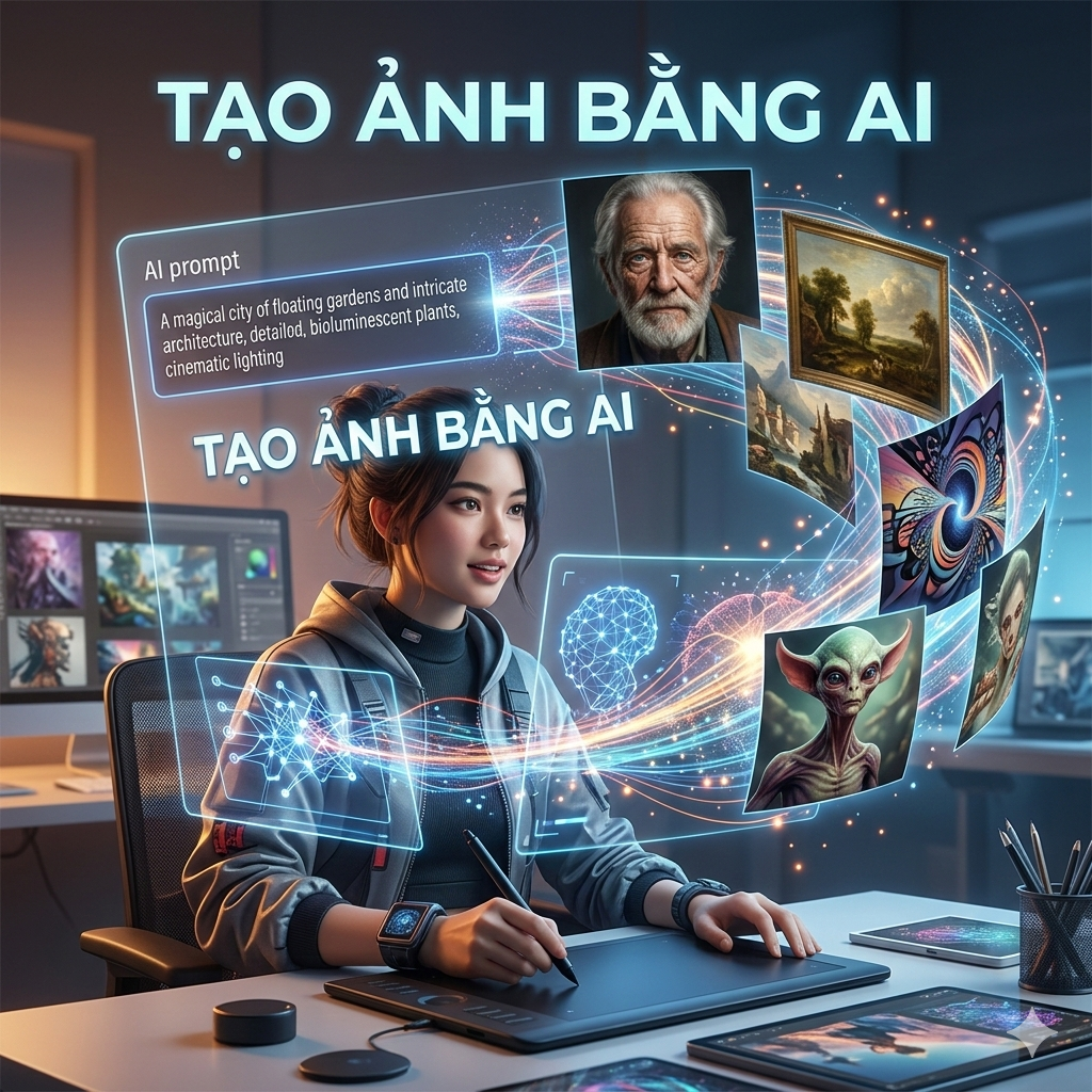 Hướng Dẫn Tạo Ảnh Bằng AI - Gemini