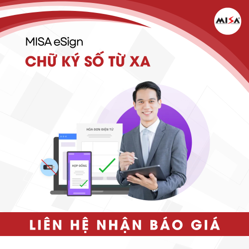 MISA Esign - Chữ Ký Số Từ Xa