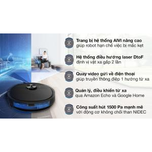 ROBOT HÚT BỤI, LAU NHÀ T8 AIVI CHÍNH HÃNG- DEEBOT ECOVACS (NỘI ĐỊA NHẬT)