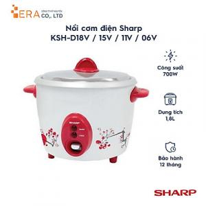 Nồi Cơm Điện Nắp Rời Sharp 1.8 lít KSH-D18