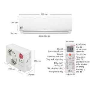 Máy Lạnh LG Inverter 1.0 HP V10ENW1