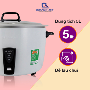 Nồi Cơm Điện Nắp Rời Sharp 5.5 lít KSH-D55