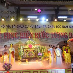 An Giang: Lễ Phục Hiện Rước Tượng Bà Năm 2024