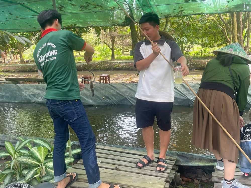 Thưởng thức thành quả tươi ngon ngay tại chỗ