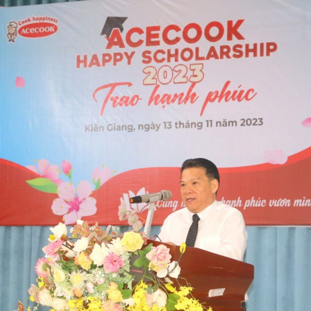 Trường Trung Cấp Nghề Dân Tộc Nội Trú Kiên Giang Tiếp Nhận Học Bổng Acecook Happy Scholarship