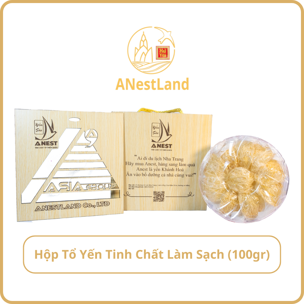 Yến Tổ Tinh Chế ANestLand Loại 1 (100gr)