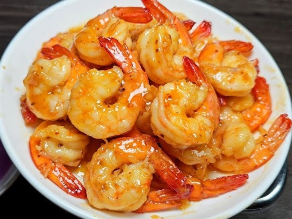 9. Tôm rim nước mắm