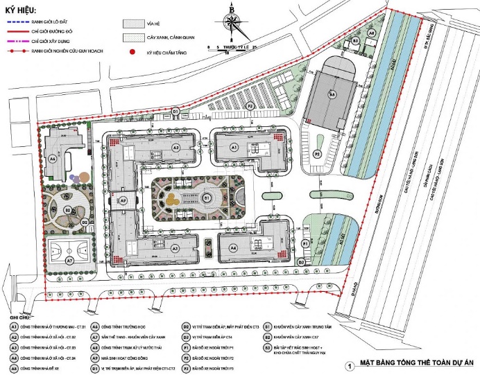 Quy mô dự án Vega Homes Bắc Giang