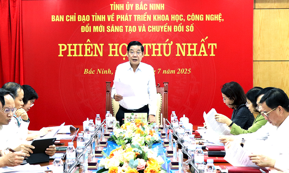 Bắc Ninh thành lập Ban Chỉ đạo phát triển khoa học, công nghệ, đổi mới sáng tạo và chuyển đổi số