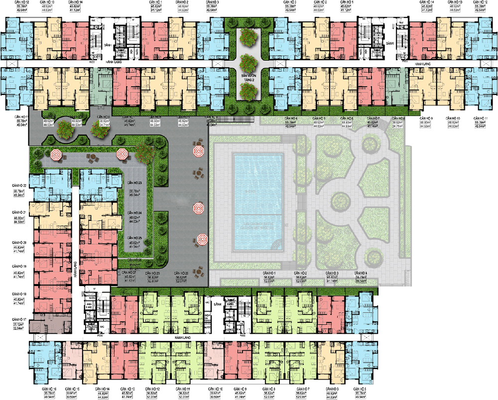Quy mô dự án Fresia Riverside Biên Hòa