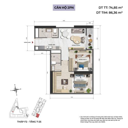 Quy mô dự án Sun Feliza Suites Cầu Giấy