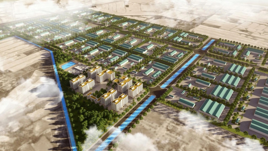 Dự án đầu tư xây dựng khu nhà ở xã hội tại phường An Dương có tổng diện tích khoảng 7,65 ha, với khoảng 7 tòa nhà chung cư cao 5 tầng diện tích 33.201,2 m2
