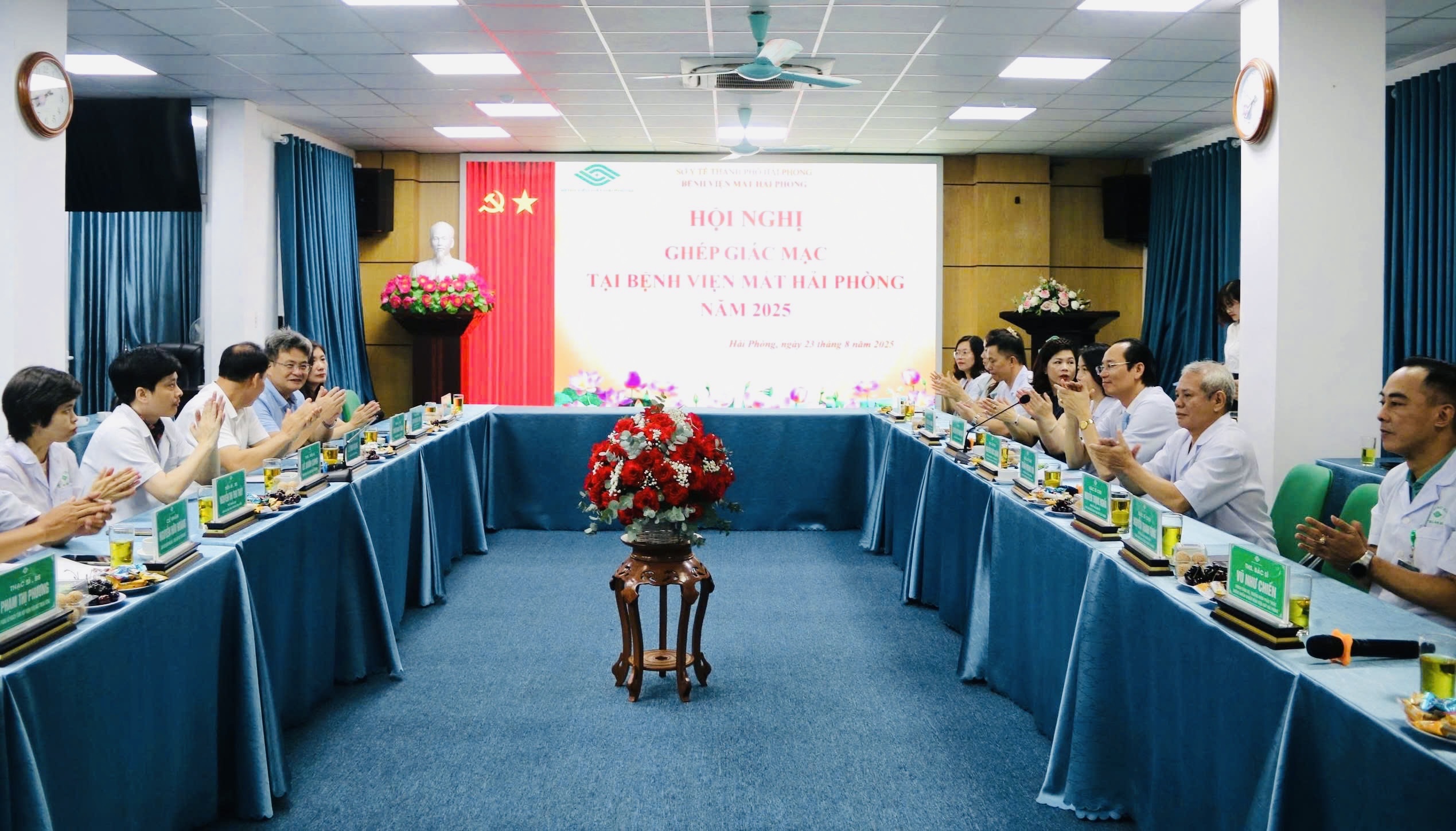 Bệnh viện Mắt Hải Phòng ghép giác mạc thành công cho 4 bệnh nhân, khẳng định làm chủ kỹ thuật cao trong nhãn khoa