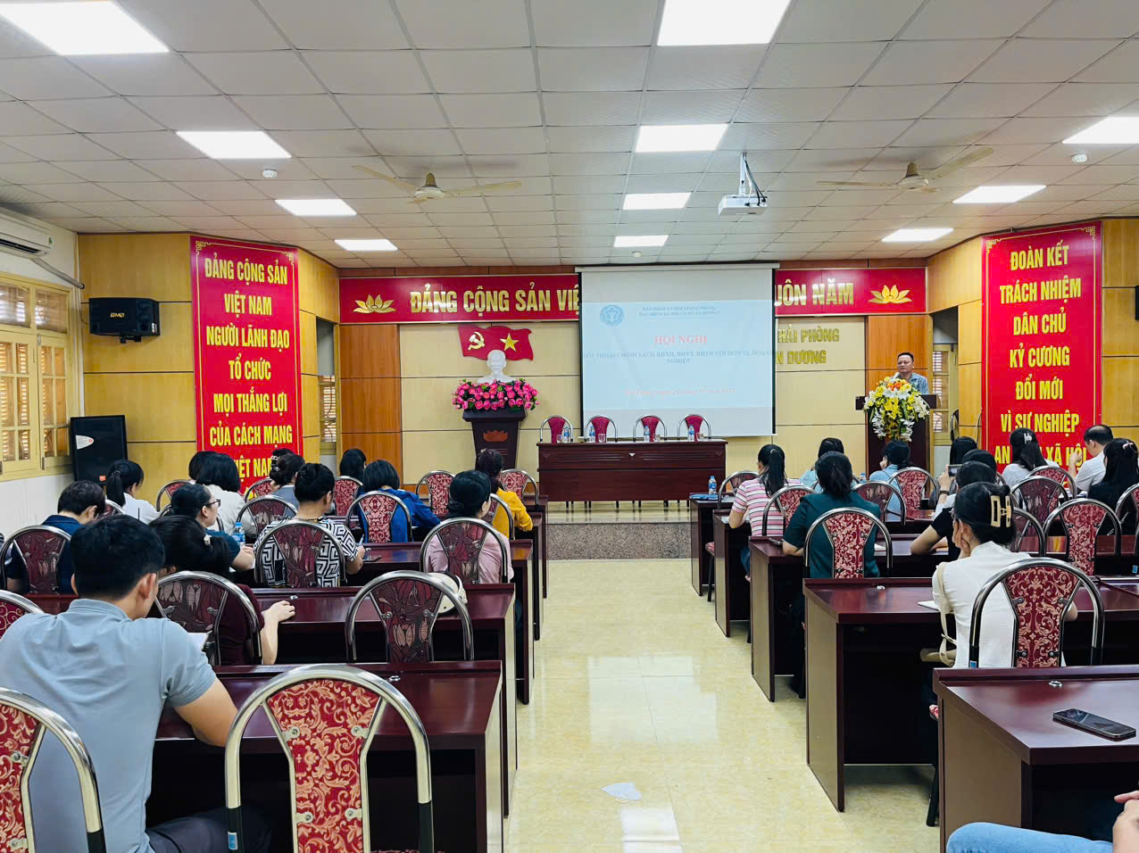 BHXH An Dương đối thoại doanh nghiệp về điểm mới Luật BHXH 2024
