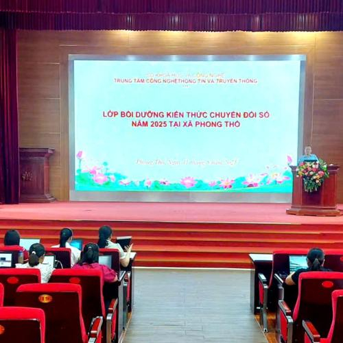 Khai Mạc Lớp Bồi Dưỡng Kiến Thức Chuyển Đổi Số Năm 2025