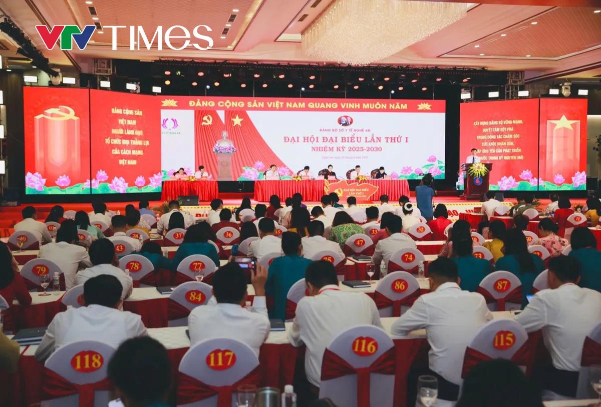 Đại hội Đảng bộ Sở Y tế Nghệ An nhiệm kỳ 2025-2030: Khát vọng, niềm tin và quyết tâm đổi mới