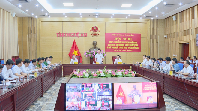 Nghệ An triển khai kế hoạch chuyển đổi số 2025 với 5 mục tiêu, 5 giải pháp trọng tâm