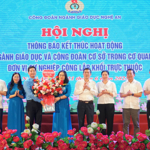 Công Đoàn Ngành Giáo Dục Nghệ An Hoàn Thành Sứ Mệnh, Tiếp Bước Chặng Đường Mới