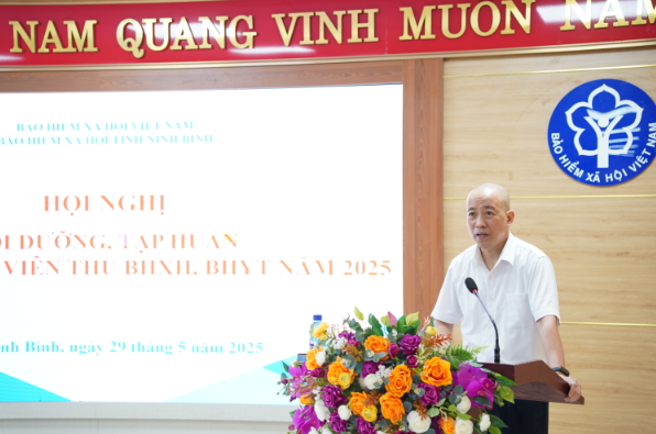 BHXH tỉnh Ninh Bình tập huấn trực tuyến cho nhân viên dịch vụ thu BHXH, BHYT, BHTN