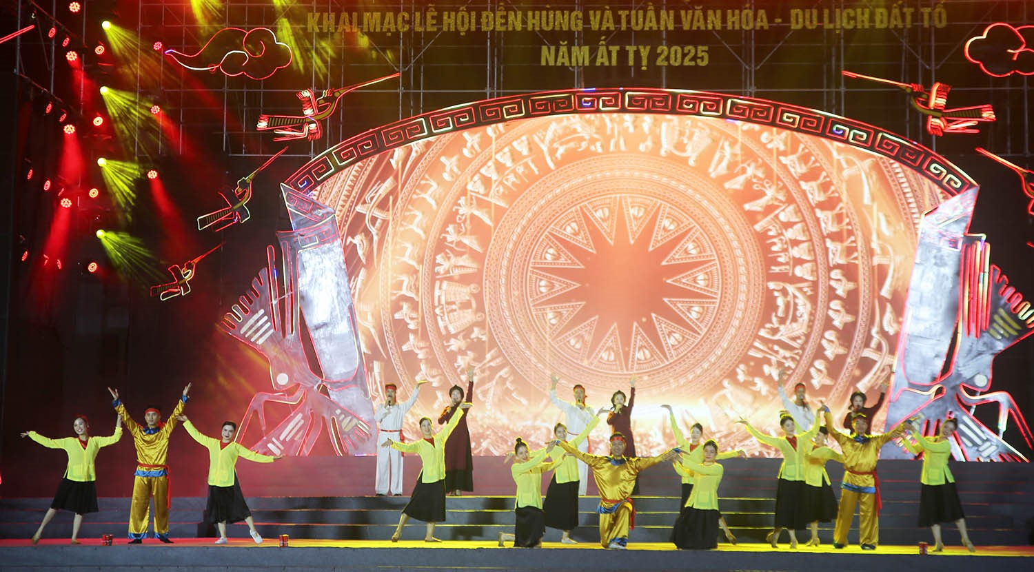Chương trình nghệ thuật phục vụ Giỗ Tổ Hùng Vương và Tuần Văn hóa - Du lịch Đất Tổ năm Ất Tỵ 2025