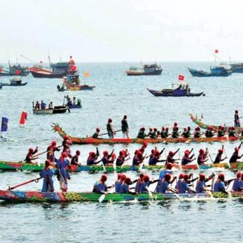 Lễ Hội Đua Thuyền Tứ Linh Lý Sơn