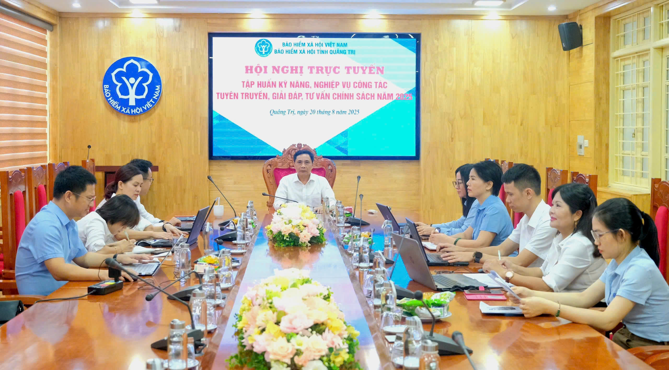 Quảng Trị tham dự hội nghị tập huấn nâng cao kỹ năng truyền thông BHXH, BHYT