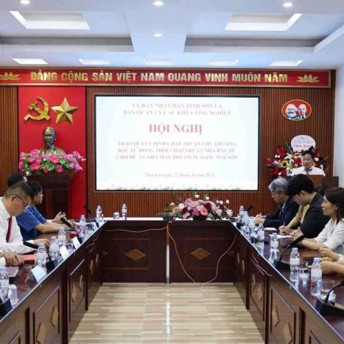 Sơn La Chấp Thuận Nhà Đầu Tư Dự Án Nhà Máy 181 Tỉ Đồng
