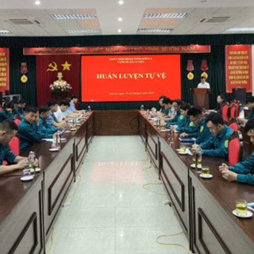 BHXH Tỉnh Sơn La Hoàn Thành Huấn Luyện Tự Vệ Năm 2025