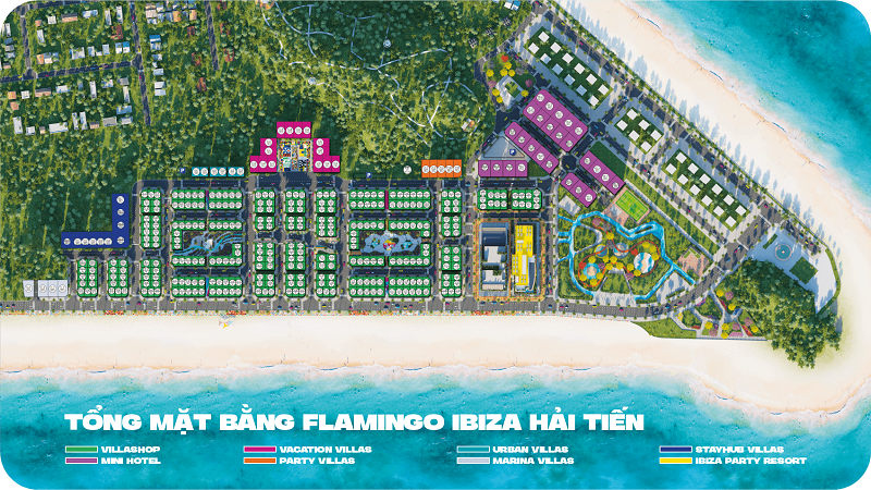 Quy mô dự án Flamingo Ibiza Hải Tiến Thanh Hóa