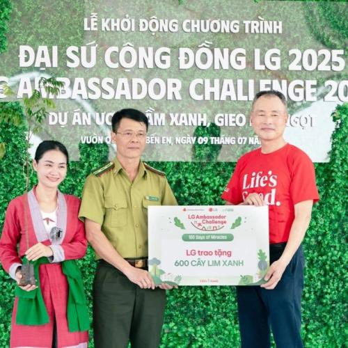 Chương Trình "Đại Sứ Cộng Đồng LG" Cùng Trồng Rừng, Trao Sinh Kế